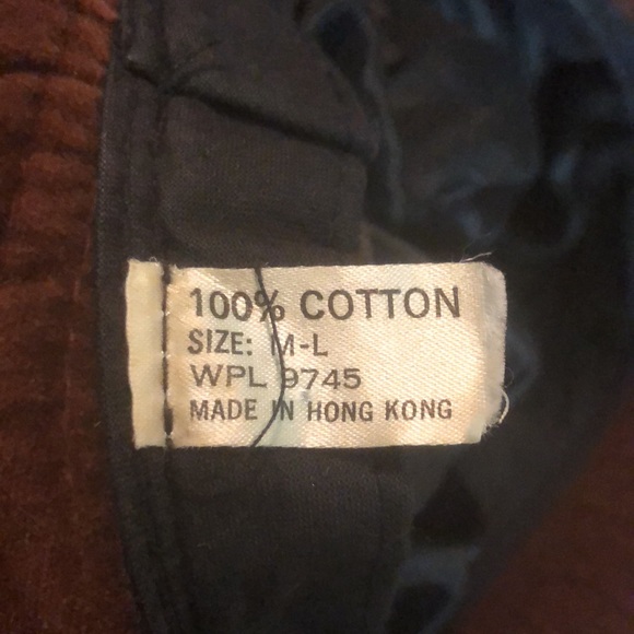 Vtg 60s Velvet Bucket Hat Size M/L Quilted Brown Velvet Fully Lined HONG KONG - Picture 8 of 14